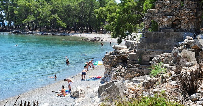 Antalya Phaselis Ancient City + Antalya Phaselis Beachs