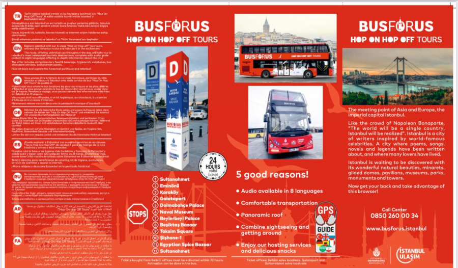 BUSFORUS City Sightseeing Tour & Hop On Hop Off